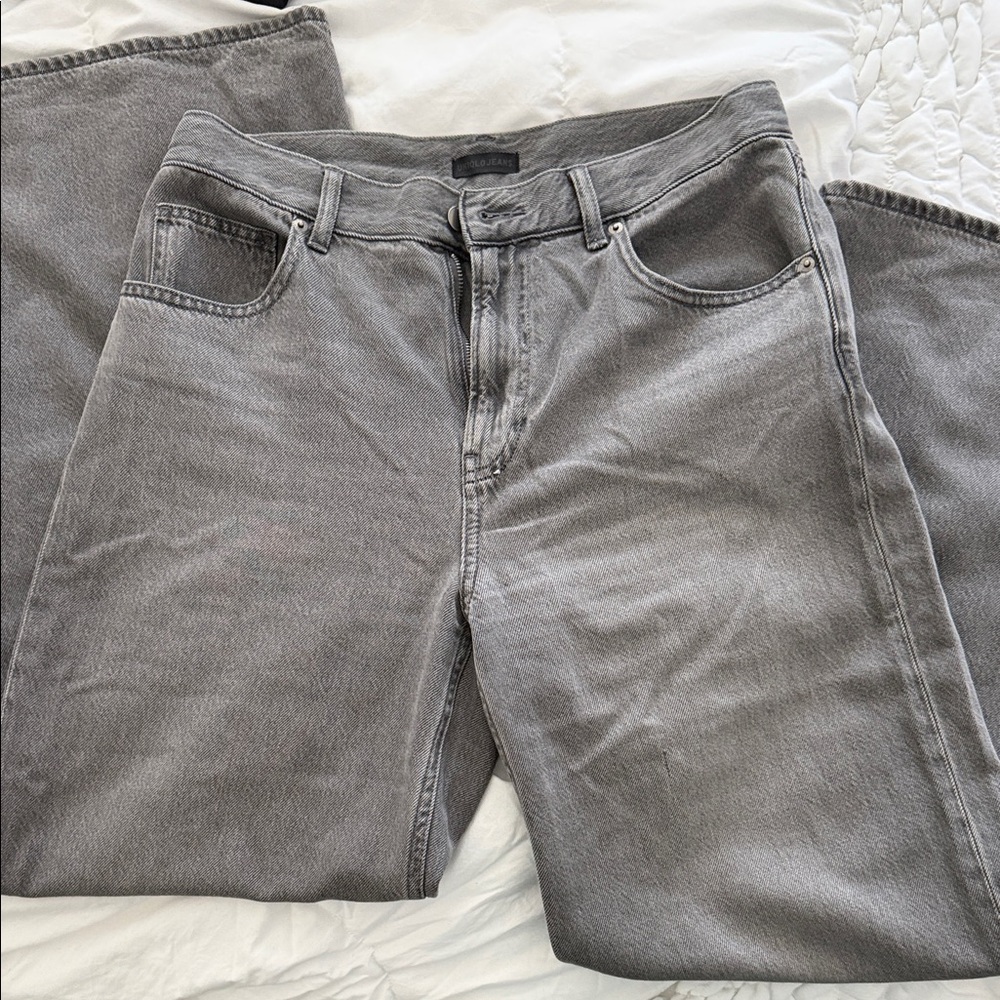 Uniqlo Supersoft Wideleg Denim Jeans, 28